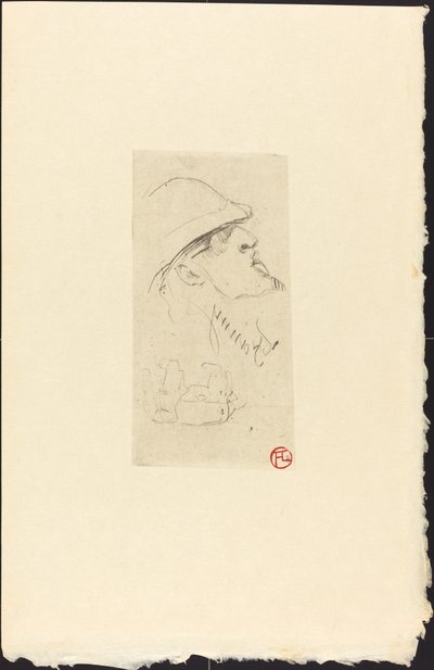 Kaşif Vicomte de Brettes Kaşif L.J. Vicomte de Brettes, 1898. by Henri de Toulouse Lautrec
