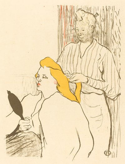 Kuaför - Serbest Tiyatro Programı Kuaför - Serbest Tiyatro Programı, 1893. by Henri de Toulouse Lautrec