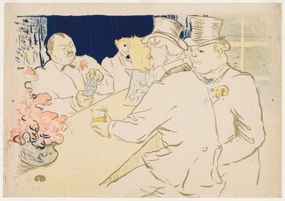 İrlanda ve Amerikan Barı, Rue Royale by Henri de Toulouse Lautrec