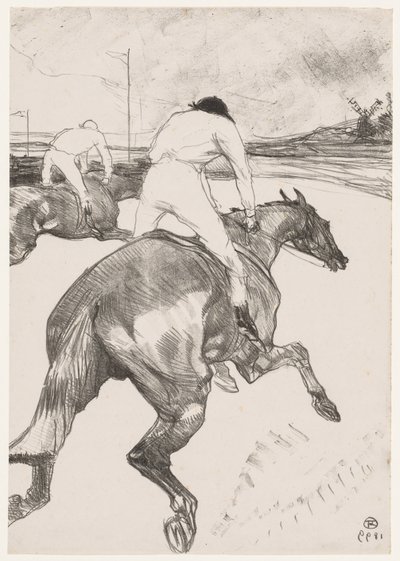 jokey by Henri de Toulouse Lautrec