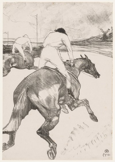 Jokey, 1899. by Henri de Toulouse Lautrec