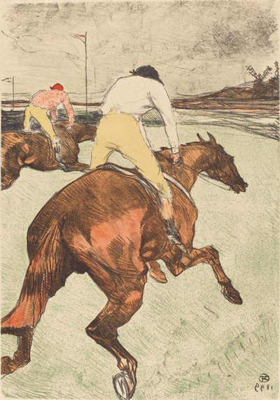 Jokey Le jokey, 1899. by Henri de Toulouse Lautrec