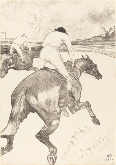 Jokey Le jokey, 1899. by Henri de Toulouse Lautrec