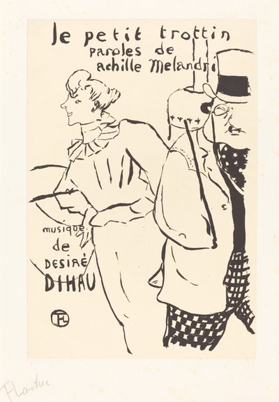 Küçük Uşak Kızı (Le petit trottin) by Henri de Toulouse Lautrec