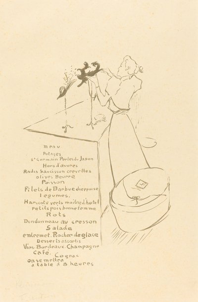 Milliner (The Milliner - Renée Vert) by Henri de Toulouse Lautrec
