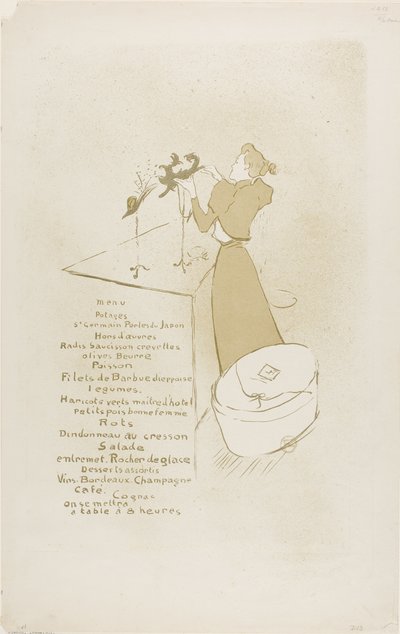 Milliner, Renee Vert by Henri de Toulouse Lautrec