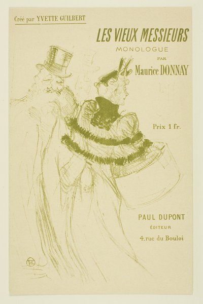 eski beyler by Henri de Toulouse Lautrec