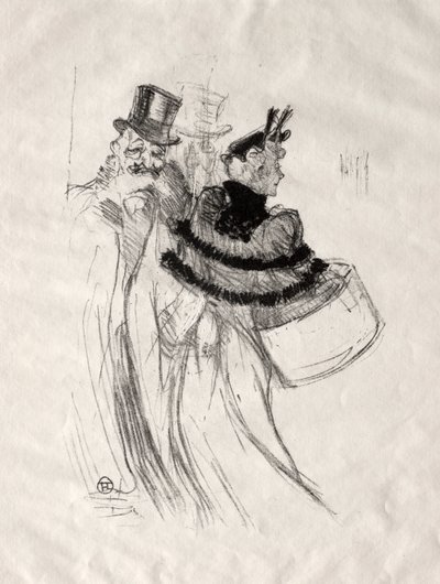 Yaşlı Beyler, 1894. by Henri de Toulouse Lautrec
