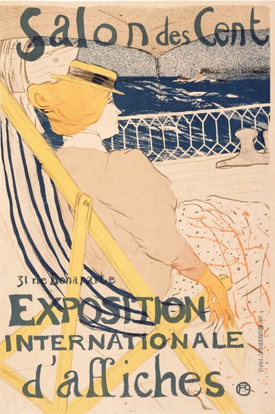 54. Kamaradan Gelen Yolcu - Yatta Yelkencilik, 1896 by Henri de Toulouse Lautrec