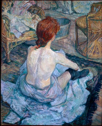 tuvalet by Henri de Toulouse Lautrec