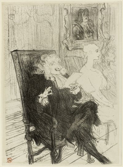 Truffier ve Moreno, Öğrenilmiş Kadınlarda by Henri de Toulouse Lautrec
