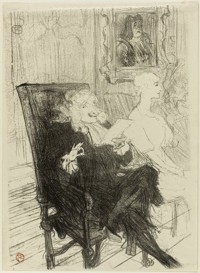 Truffier ve Moreno, Öğrenilmiş Kadınlarda by Henri de Toulouse Lautrec