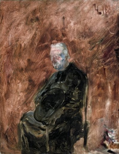 bir din adamı by Henri de Toulouse Lautrec