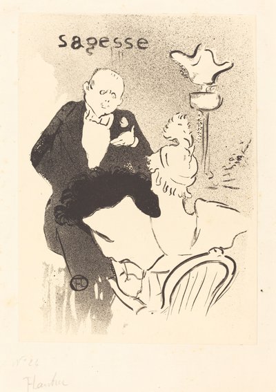 Bilgelik Sagesse, 1893. by Henri de Toulouse Lautrec