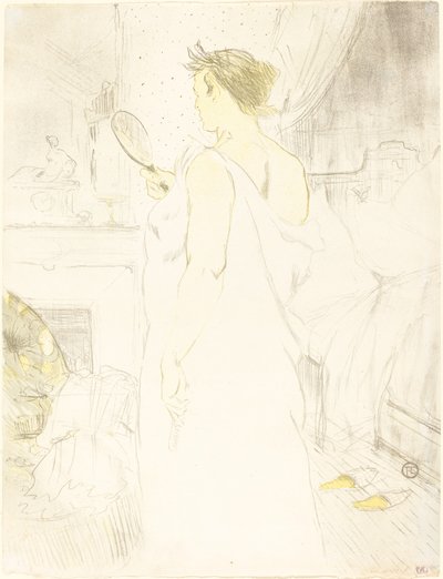 Aynadaki Kadın by Henri de Toulouse Lautrec