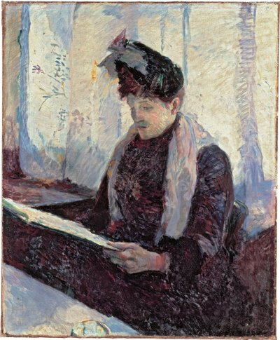 kafede kadın by Henri de Toulouse Lautrec