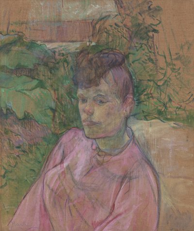 Mösyö Ormanı Bahçesindeki Kadın, 1889-91. by Henri de Toulouse Lautrec