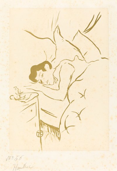 Ağzınız (Ta bouche) by Henri de Toulouse Lautrec