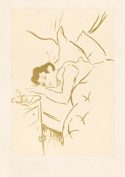 Ağzınız (Ta bouche) by Henri de Toulouse Lautrec