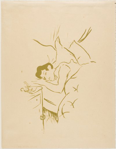Senin ağzın by Henri de Toulouse-Lautrec