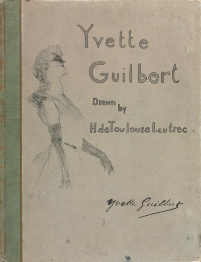 Yvette Guilbert-İngiliz Serisi, 1898. by Henri de Toulouse Lautrec