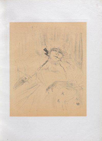 Yvette Guilbert-İngilizce Serisi: Eski Şarkı by Henri de Toulouse Lautrec