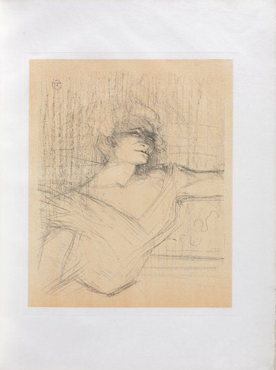Yvette Guilbert-İngilizce Serisi: Tutkalda by Henri de Toulouse Lautrec
