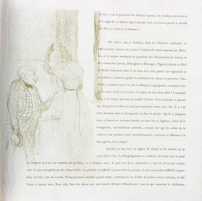 Yvette Guilbert-Fransız Serisi: No. 15 by Henri de Toulouse Lautrec