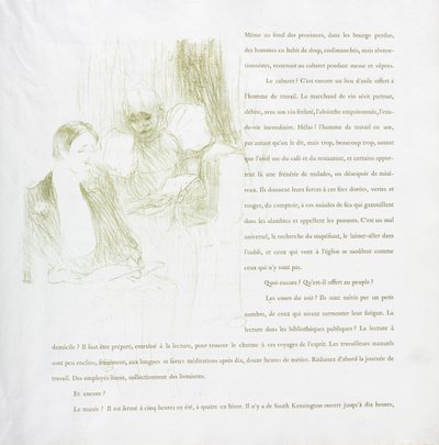 Yvette Guilbert-Fransız Serisi: No. 8 by Henri de Toulouse-Lautrec