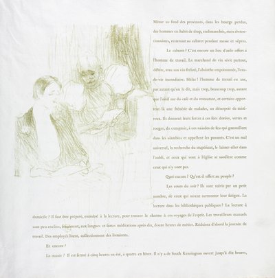 Yvette Guilbert-Fransız Serisi: No. 8, 1894. by Henri de Toulouse Lautrec