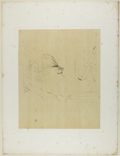 Yvette Guilbert—Pessima, Yvette Guilbert'ten by Henri de Toulouse-Lautrec