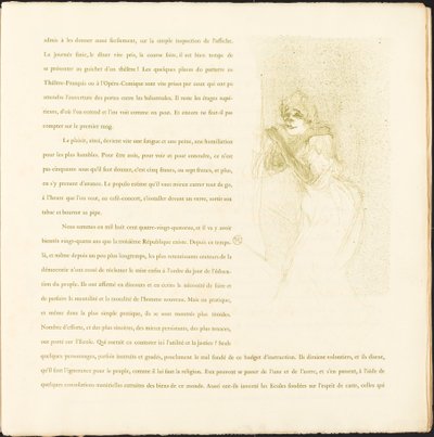 Yvette Guilbert by Henri de Toulouse Lautrec