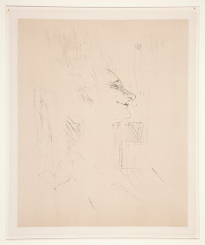 Yvette Guilbert, by Henri de Toulouse Lautrec