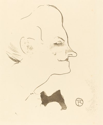 Yvette Guilbert, 1893. by Henri de Toulouse Lautrec
