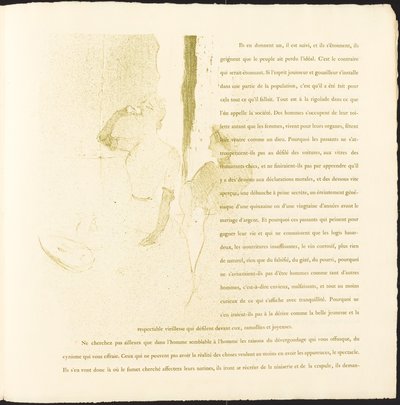 Yvette Guilbert, 1894. by Henri de Toulouse Lautrec
