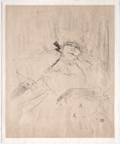 Yvette Guilbert: Eski Şarkı by Henri de Toulouse Lautrec