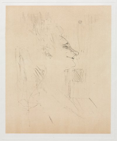 Yvette Guilbert Sarhoş by Henri de Toulouse Lautrec