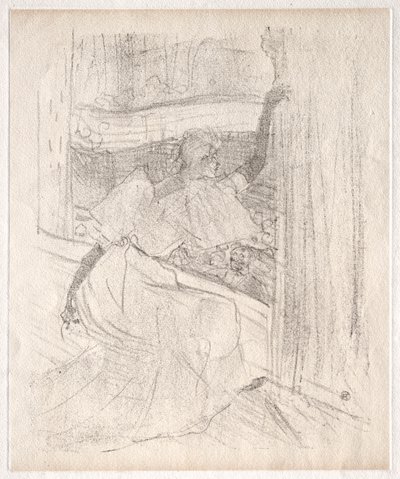 Yvette Guilbert: Seyirciyi selamlamak by Henri de Toulouse Lautrec