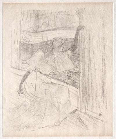 Yvette Guilbert: Seyirciyi Selamlamak, 1898. by Henri de Toulouse Lautrec