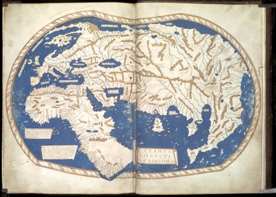 Dünya haritası, c. 1490 by Henricus Martellus Germanus