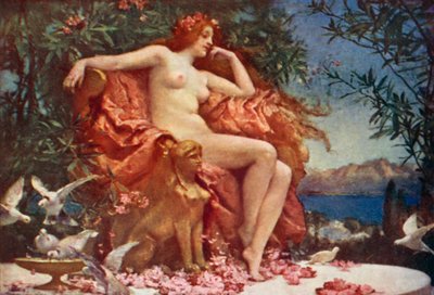 Enthroned Venüs by Henrietta Rae