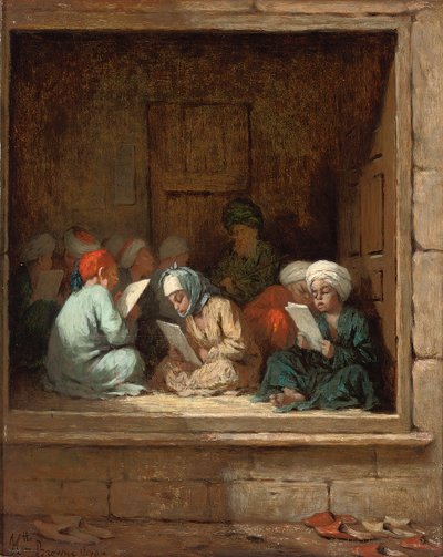 Bir Türk Dershanesi, 1870 by Henriette Browne