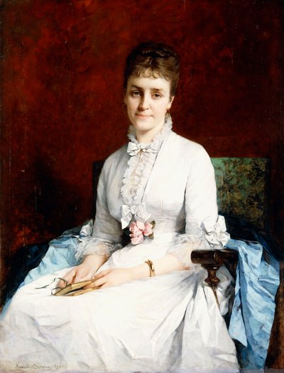 Bir Hanımefendinin Portresi, 1877 by Henriette Browne