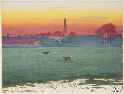 Bataklıkta pazar kasabası by Henriette Hahn Brinckmann