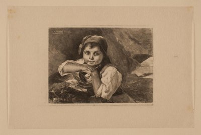 bir köylü kızı by Henrik Arnold Hamilkar Sørensen