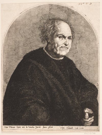 Kürk mantolu yaşlı adam by Henrik Oldeland