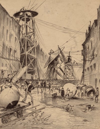 Mars Savaş Makinelerini Kesen İnsanlar by Henrique Alvim Correa