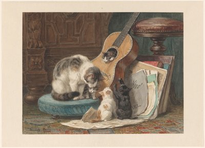 Müzisyenler Harmonistler by Henriëtte Ronner