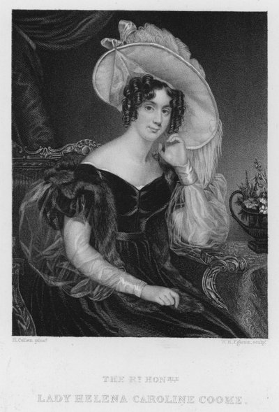 Leydi Helena Caroline Cooke (gravür) by Henry (after) Collen