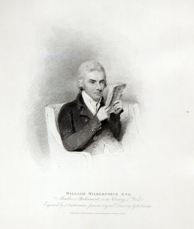 William Wilberforce, J. Vendramini tarafından gravürlenmiştir by Henry (after) Edridge